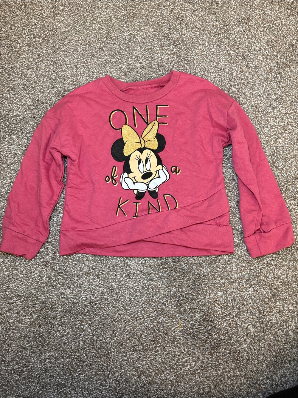 Disney 'One of a Kind' Pink Girls' Long-Sleeve Top